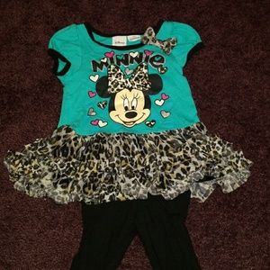 Minnie Mouse 2 piece outfit